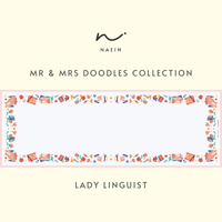 Image 1 of Lady Linguist, Mr & Mrs Doodles Series