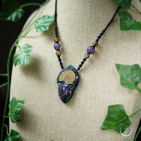 Image 2 of Wildflower talisman with ammonite