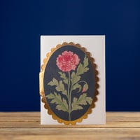 Image 1 of Rose Mini Card with Gold Frame by Wanderlust Paper Co.