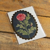 Image 3 of Rose Mini Card with Gold Frame by Wanderlust Paper Co.