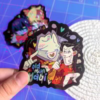 Image 2 of Deltarune Divorcecore Big Stickers