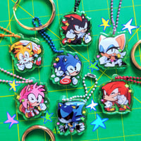 Image 1 of Sonic & Friends Epoxy Charms [NEW DESIGNS!]
