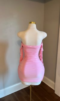 Image 5 of Rosalie ruched mini dress