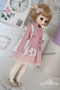 Image 2 of LIMITED - cottagecore "Pink" set for Teacup Marionette girls