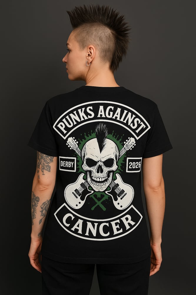 Image of LADIES Punks Against Cancer Shirt (Black)