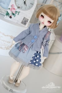 Image 1 of LIMITED - cottagecore "Blue" set for Teacup Marionette girls