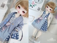 Image 3 of LIMITED - cottagecore "Blue" set for Teacup Marionette girls