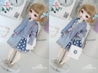 Image 2 of LIMITED - cottagecore "Blue" set for Teacup Marionette girls