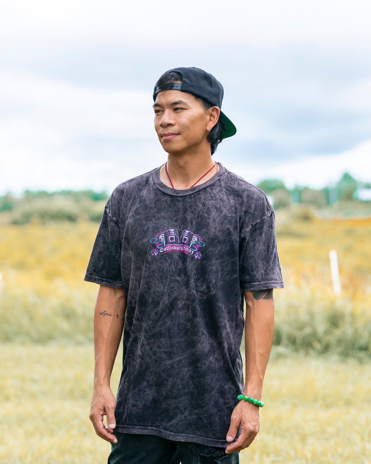 Gatlinburg 2025 - GAT CURSE S14 - Acid Black Tee | jdmjif