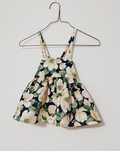 Image of magnolia print meadow top