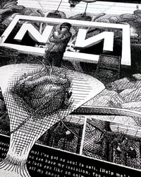 Image 3 of Nine Inch Nails Silkscreened Poster