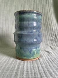 Seafoam Green Curvy Vase