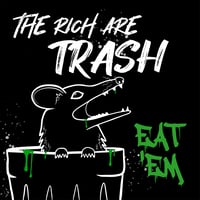 Image 2 of The Rich Are Trash Sticker