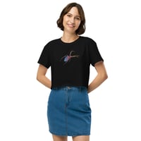Image 1 of Crop top - Spider Rainbow Glow