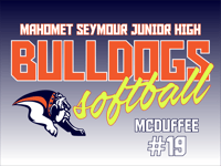 MSJH Softball Yard Sign