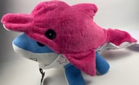 Image 1 of Big Pink Shark Plushie Second Preorder