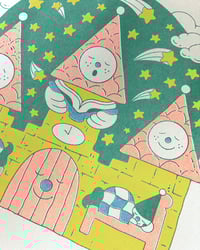 Image 2 of  Sleep Tight Riso Poster by Gabriel Ménard