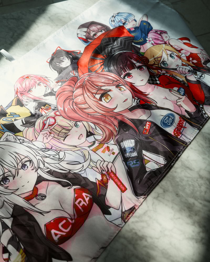Image of Motorsports Girl Collective Nobori Flag