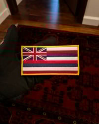 Image 1 of XL Hawaiian Flag Patch