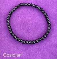 Image 4 of 6mm Gemstone Bead Bracelet