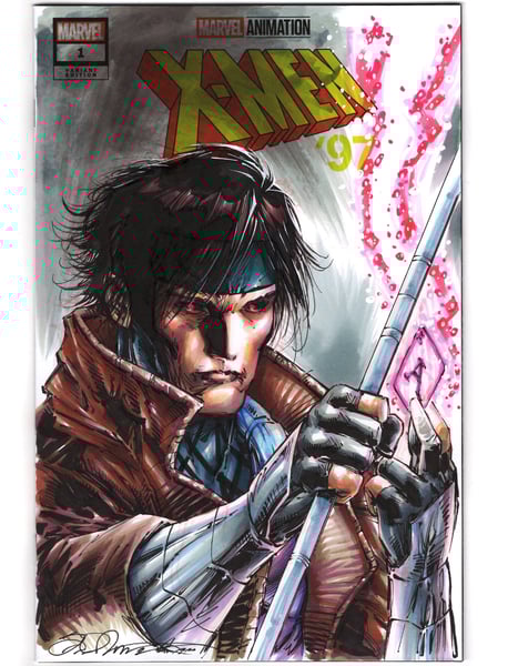 Image of X-MEN '97 #1 FEATURING SHELBY ROBERTSON ORIGINAL GAMBIT SKETCH