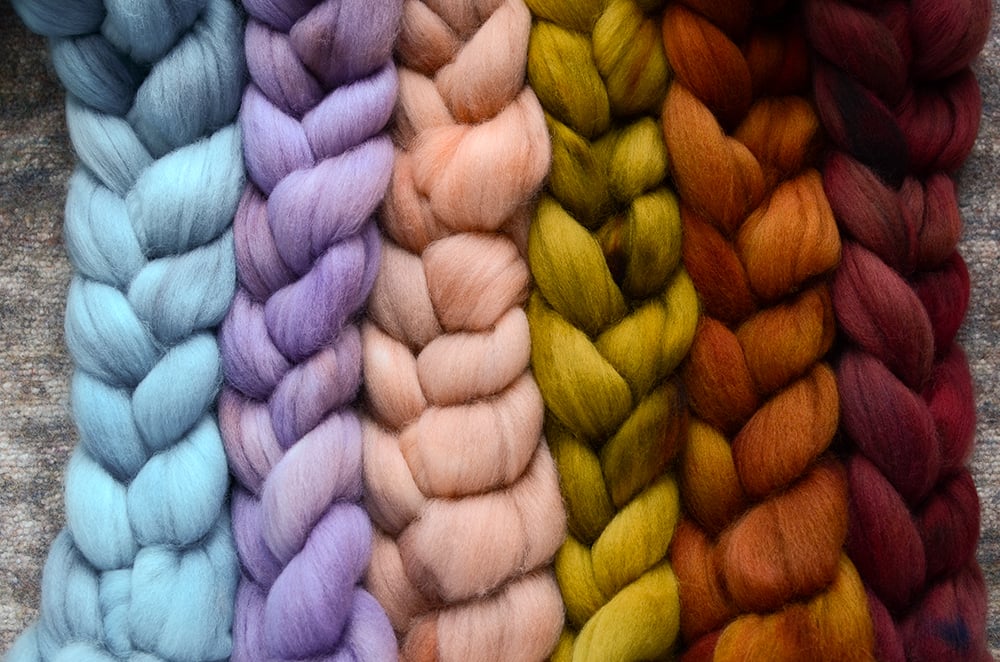 Image of "Sun Shines and Moon Glows” - July Fiber Club Coordinate Pack- PRE-ORDER - 6 oz.