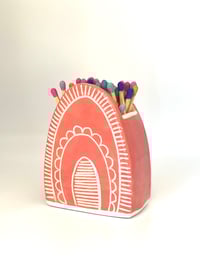 Image 1 of Pink Mini Mountain Matchpot