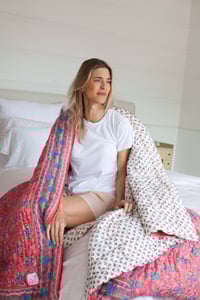 Image 3 of Rose Floral Quilt