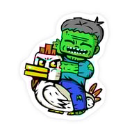Chicken Jockey Sticker