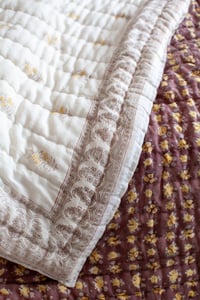 Image 2 of Yellow Booti Quilt