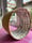 Image of Double Sided Ochre Linen Dash Ember Shade 30cm