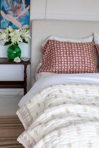 Image 2 of White Applique Duvet