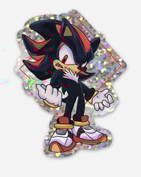 Dark Shadow Glitter Sticker