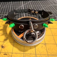 Image 2 of Colorful Spiked Bondage Collar