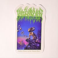 Image 1 of Blood Incantation Hidden History Of The Human Race Glossy Finish Die Cut LAMINATED Vinyl Sticker