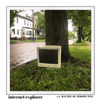 “internet explorer” 3x3 sticker