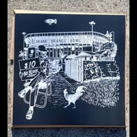 MIAMI ORANGE BOWL HOMAGE ART PRINT (Remix)