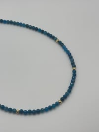 Image 2 of Blue Beaded Necklace