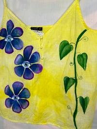 Image 4 of The Flowers are Watching Tanktop Painting