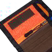 Image 4 of The Ebeneezer Wallet (Dark Choc/Orange/Bongos)