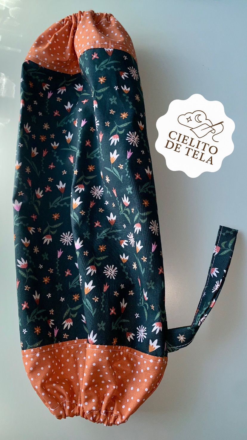 Image of Midnight Garden Plastic Bag Holder #bh1