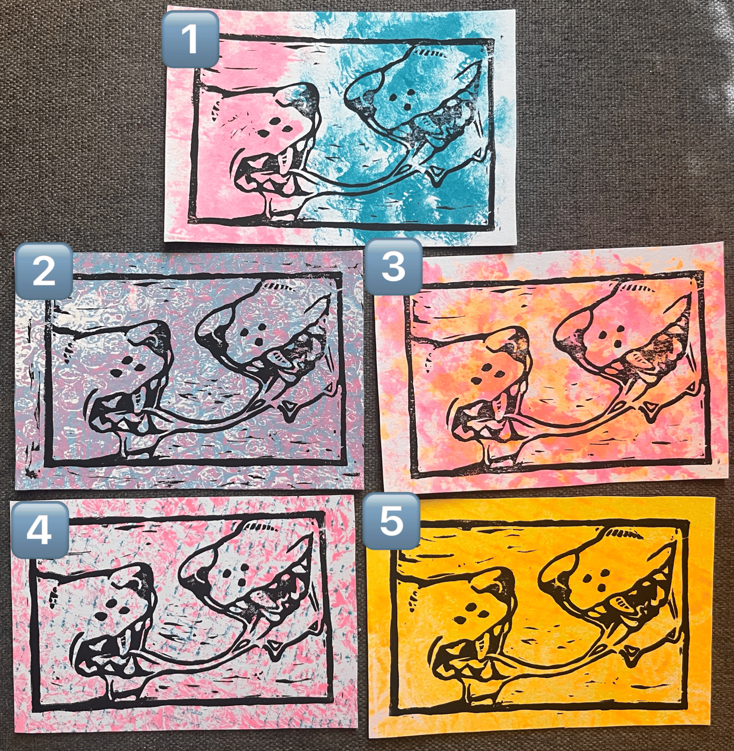 Spit Swap Block Prints