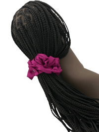 Image 2 of The Thinnie- Passion Pink - Wrap & Snap Scrunchie