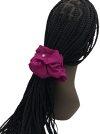 Image 2 of The Thickie - Passion Pink- Wrap & Snap Scrunchie