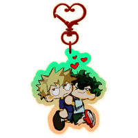 Image 1 of Bakudeku Heart Keychain