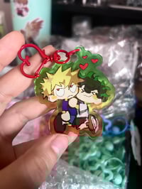 Image 2 of Bakudeku Heart Keychain