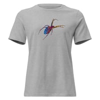 Image 16 of Women's Relaxed T-Shirt - Spider Rainbow Glow