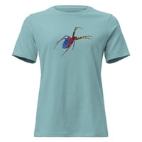 Image 13 of Women's Relaxed T-Shirt - Spider Rainbow Glow