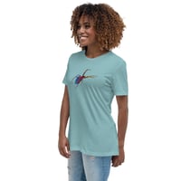 Image 6 of Women's Relaxed T-Shirt - Spider Rainbow Glow
