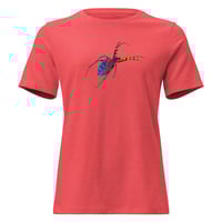Image 12 of Women's Relaxed T-Shirt - Spider Rainbow Glow